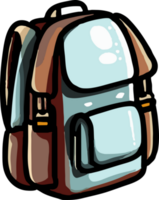 Backpack png graphic clipart design