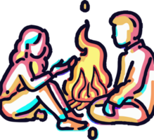 Lagerfeuer Camping png Grafik Clip Art Design