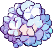 hydrangea png graphic clipart design