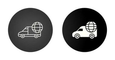 Global Delivery Vector Icon