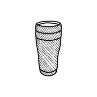 Water heat bottle line art illustration design vector