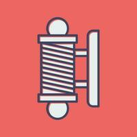 Barber Shop Pole Vector Icon