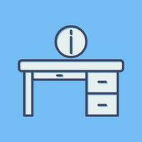 Information Desk Vector Icon