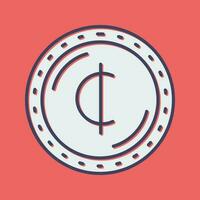 Cedis Currency Vector Icon