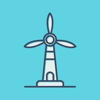 Windmill Vector Icon