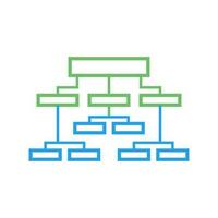 Business Structure Vector Icon