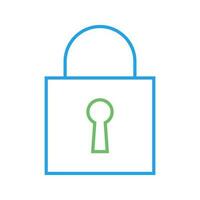 Closed Padlock Vector Icon