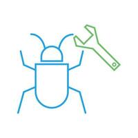 Bug Fixing Vector Icon