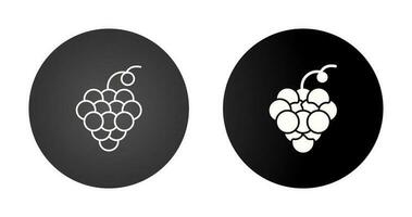 icono de vector de uvas