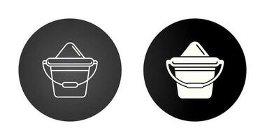 Sand Bucket Vector Icon