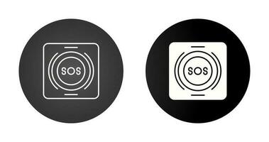 Emergency Button Vector Icon