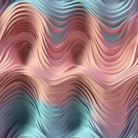 Seamless Tile of Wavy Pastel Abstract Background - . photo