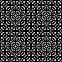Black and white seamless pattern texture. Greyscale ornamental graphic design. vector