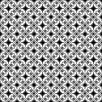 Black and white seamless pattern texture. Greyscale ornamental graphic design. vector