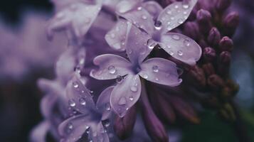 Lilac flower background. Illustration photo