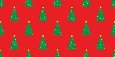 Christmas tree seamless pattern vector Santa Claus snowman new year tile background repeat wallpaper scarf isolated