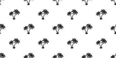 palm tree coconut Seamless Pattern vector island isolated wallpaper tile background