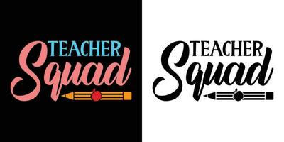 Vector Happy Teacher's day T-shirt Design.