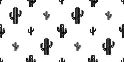 cactus sin costura modelo vector flor aislado planta jardín Desierto botanica verano antecedentes repetir fondo de pantalla