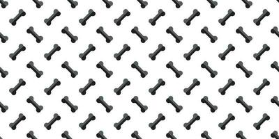 dog bone seamless pattern vector french bulldog bone puppy halloween isolated repeat wallpaper tile background white