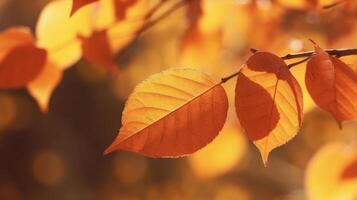 Autumn Leaves Background Illustration photo