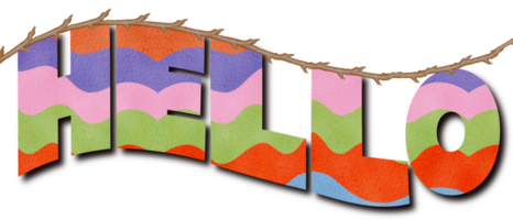 Niedlich, Hallo Regenbogen dekorativ Urlaub Flaggen Ammer. orange, lila, Rosa und Grün, Aquarell Illustration Isolierung auf transparent png