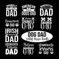 Dog dad Sublimation bundle vector