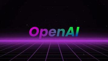 openai Text Animation Hintergrund v1.1 video