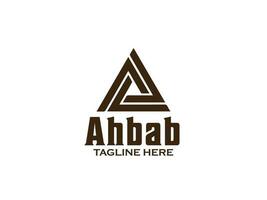 AHBAB Brand logo design vector
