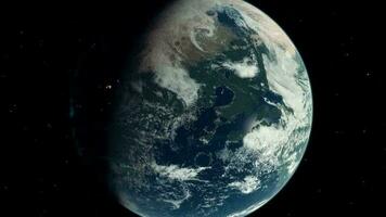 terraformiert Mars schließen hoch, Raum Flug 4k video