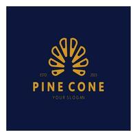 abstract simple pinecone logo design,for business,badge,emblem,pine plantation,pine wood industry,yoga,spa,vector vector