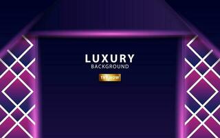 luxury Abstract 3d background with purple paper layers. Vector illustration in geometric texture with purple glittering. Graphic design element. modern decoration