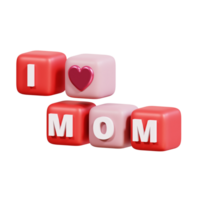 Mothers Day 3D Icon png