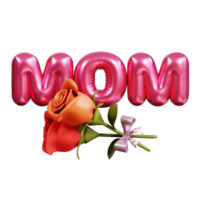 madres día 3d icono png