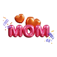 Mothers Day 3D Icon png