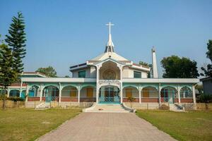 Bangladesh March 01, 2019, Church of Mary, an old-age historic Catholic church also tourist spot at Rajarampur Village, Dinajpur photo