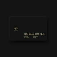 neumorphism style. UI.UX user interface button. Vector illustration.