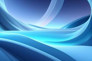 abstract background with glowing lines in the form of a rainbow.. photo