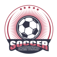 Logo von Fußball.es ist Fußball Attacke Konzept png