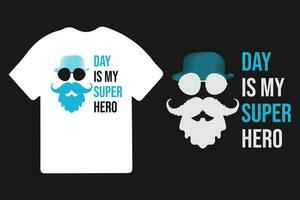 Fathers day t-shirt design, Happy fathers day typography, Papa t-shirts design. vector