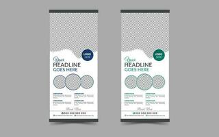 Truism Standee Design Banner.Tour and travel roll-up stand banner template design, Travel, Tourism Roll Up Banner Design For Travel Agency.Design a standard roll up banner. vector