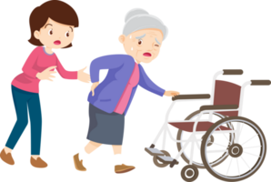 Grandparents,elderly people,grandfather and grandmother, characters in various activities png