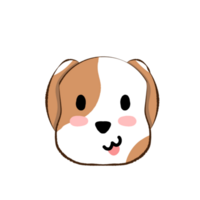 cute animal head png