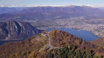 Sighignola Summit and the Balcone D'Italia Overlooking Lugano video