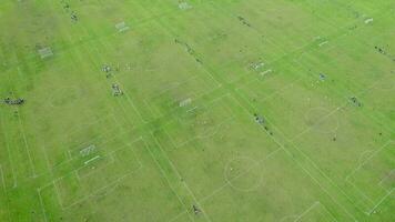 Multiple Football Matches at Hackney Marshes in London video