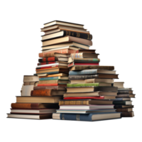 libro pila, conjunto de libros en png