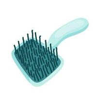 Pet brush. Vector cartoon illustration.