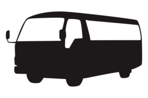 auto silhouet met transparant achtergrond png