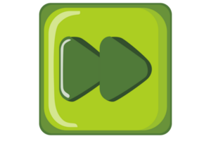 Music and Video Player button - Advance button png