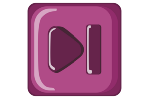 Music and Video Player button - Next Button png